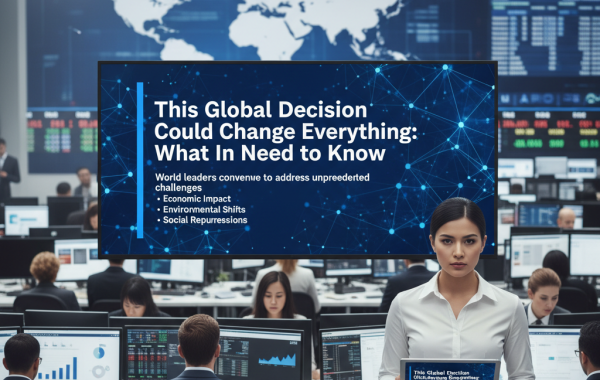This Global Decision Could Change Everything: What You Need to Know